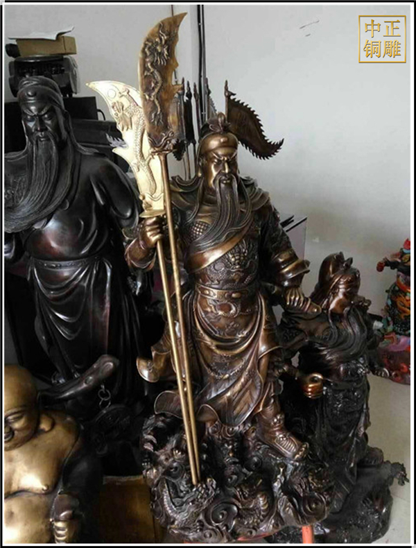 鑄銅小型關公制作.jpg 鑄銅小型關公制作.jpg